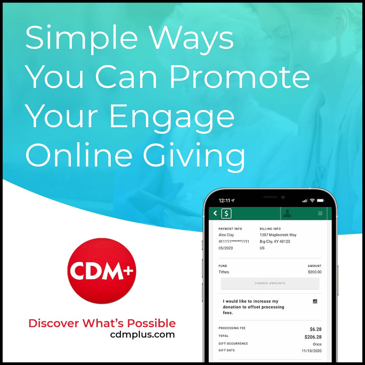 ways to promote engage (1) simple ways to promote online giving