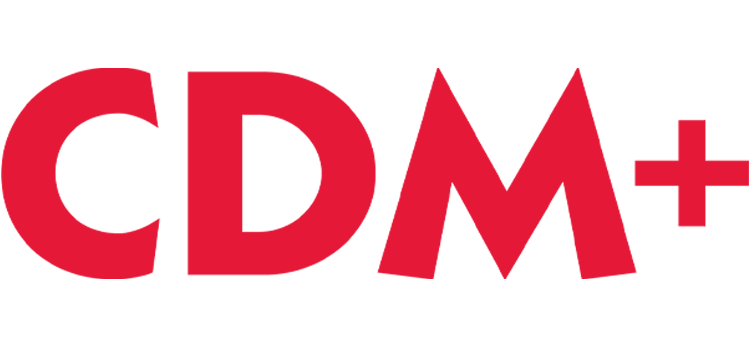 cdm+ logo red homepage transparent cdm+ red logo