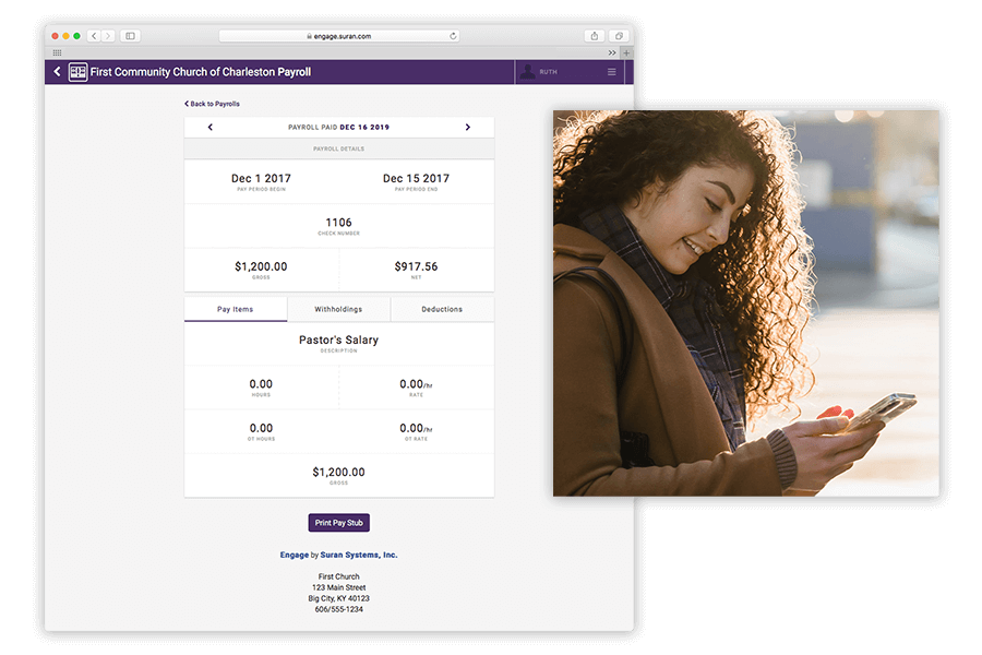 checking payroll mobile